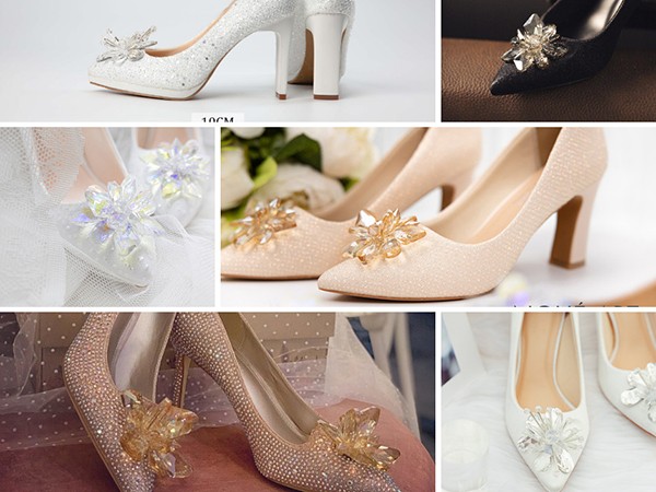 Giày cô dâu đính đá - Top 4 mẫu giày nổi bật